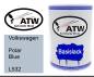 Preview: Volkswagen, Polar Blue, L532: 500ml Lackdose, von ATW Autoteile West.